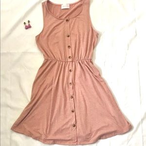French Grey Pink Dress From Stitch Fix Size Med